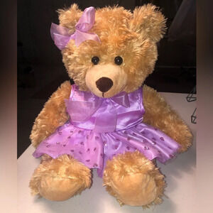 DanDee Collectors Choice Princess Teddy Bear Plush Dress Bows